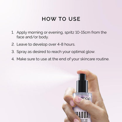 Organic Self Tan Rose Mist